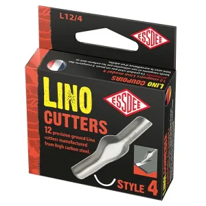 Size 4 Lino Blades PK 12