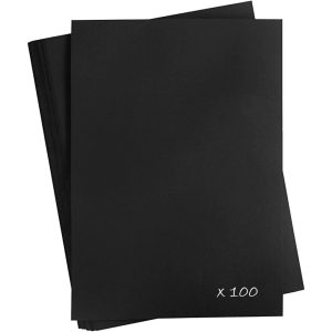 Black Card - A2 270gsm - Pk 100