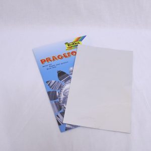 Silver Embossing Foil 18.5 x 29.5 cm - 3 Sheets