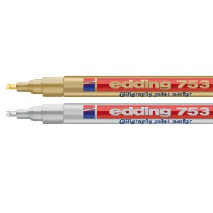 Edding 753 Calligraphy Marker Silver