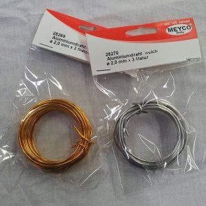 Soft Aluminium Wire 2.0mm x 3m Silver