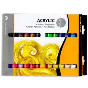 Daler Simply Acrylic Tube Paint Set 24 x 12ml WHILE STOCKS LAST!!