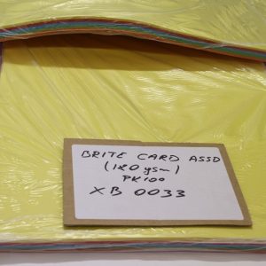 Brite (Bright) Card - A2 180gsm Pk 100