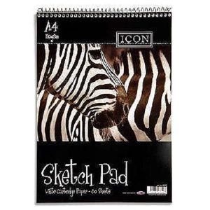 A4 Spiral Sketch Pad - 110 gsm 30 pages