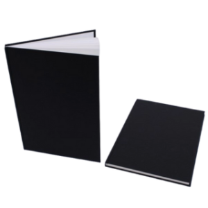 Ebony Hardback Sketch Book A4 140 gsm - 92 Pages
