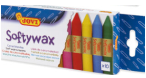 JOVI Softy Wax Fabric Crayons PK10